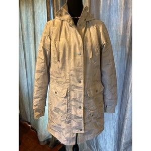 Athletic womens Sz S white camo jacket